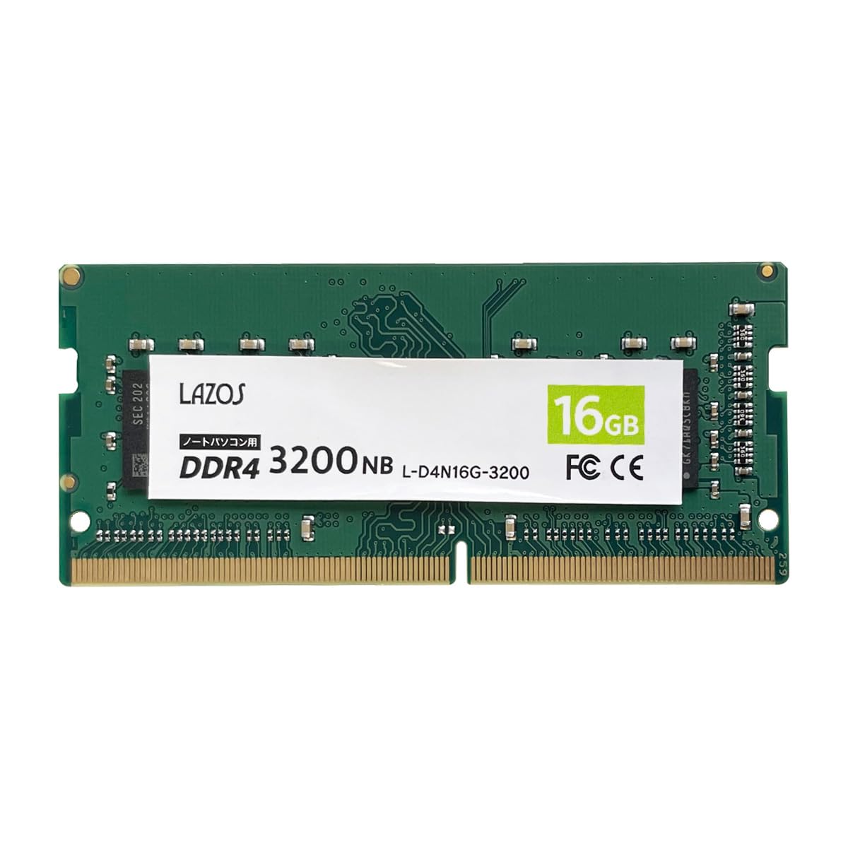 

Lazos 16GB for notebook PC DDR4-3200 L-D4N16G-3200