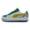 Puma Flabjacks X  Suede Mayu Fuzzy Cactus Park Graffiti Low-Top Sneakers Women Sneakers Light-Green 388595-01
