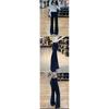 Gray flared pants for women, 2026 spring new style, high-waisted, slimming, fitted yoga pants, slightly flared, drapey, soft sports pants
