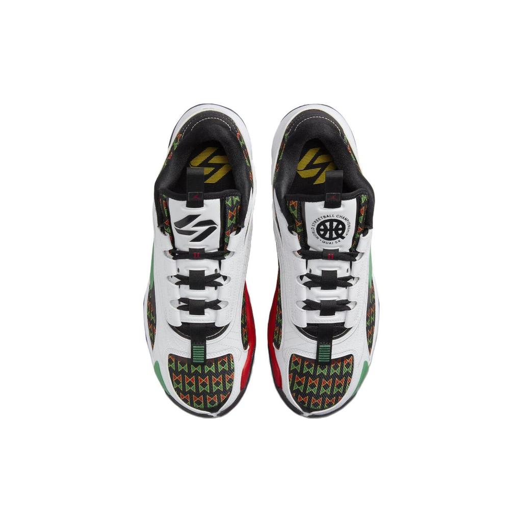 Air Jordan Luka 2 PF 'Quai 54' (Unisex) Weiße / Schwarze / University Red / Amarillo Basketballschuhe FQ1154 100