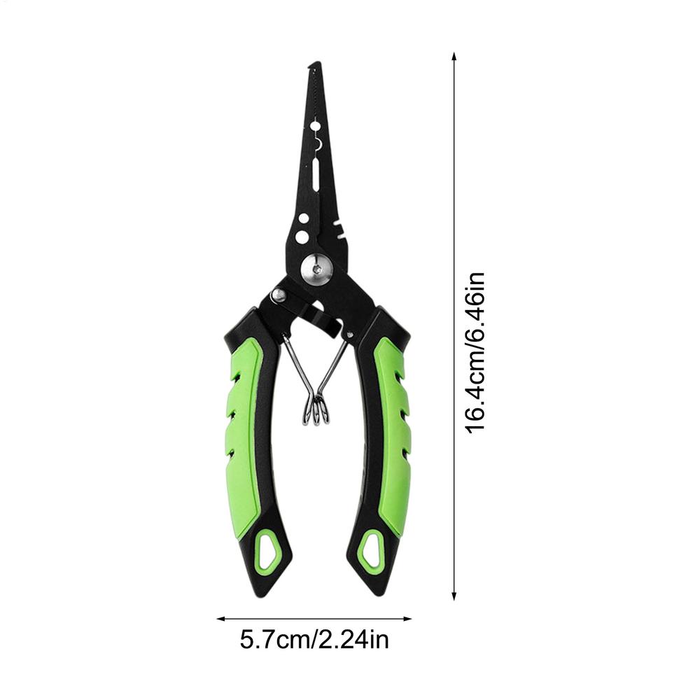 Stainless Steel Fishing Pliers Catfish Saltwater Fishing Pliers Freshwater Heavy-Duty Rust-Proof Fish Hook Remover Tool