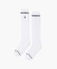 Meonsingweeo Women'S Essential Shirred Pile Knee Socks White Mr322Lso74