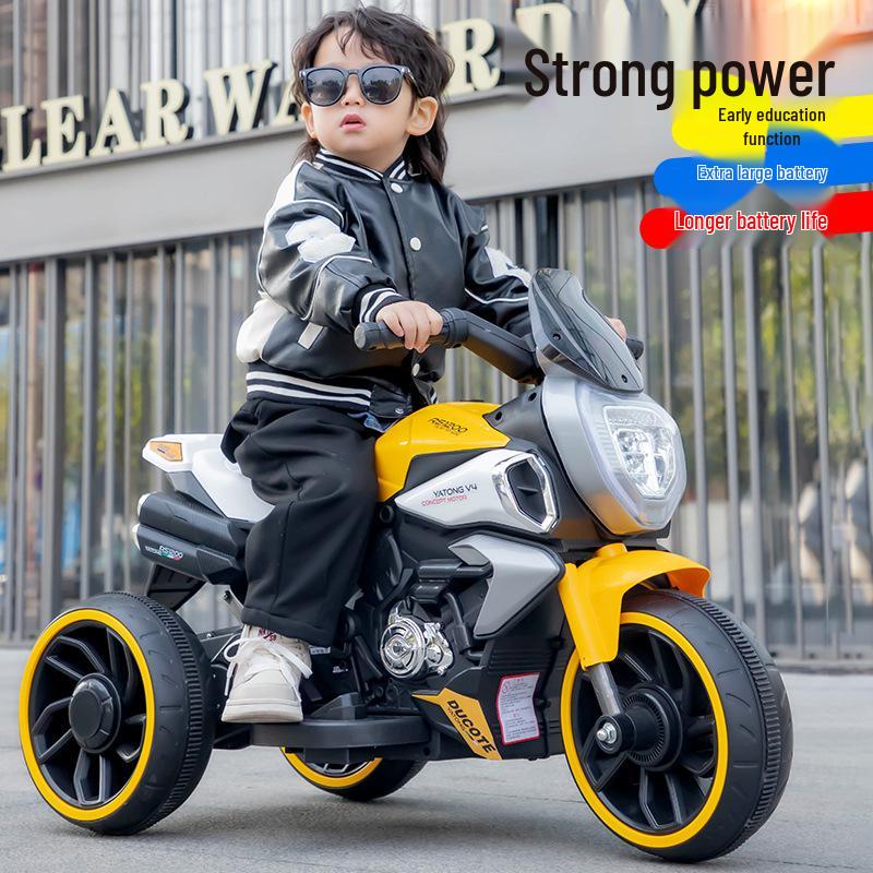 Tricicleta electrică reîncărcabilă Yatong pentru copii - Jucărie de călărit pentru învățare timpurie pentru băieți și fete