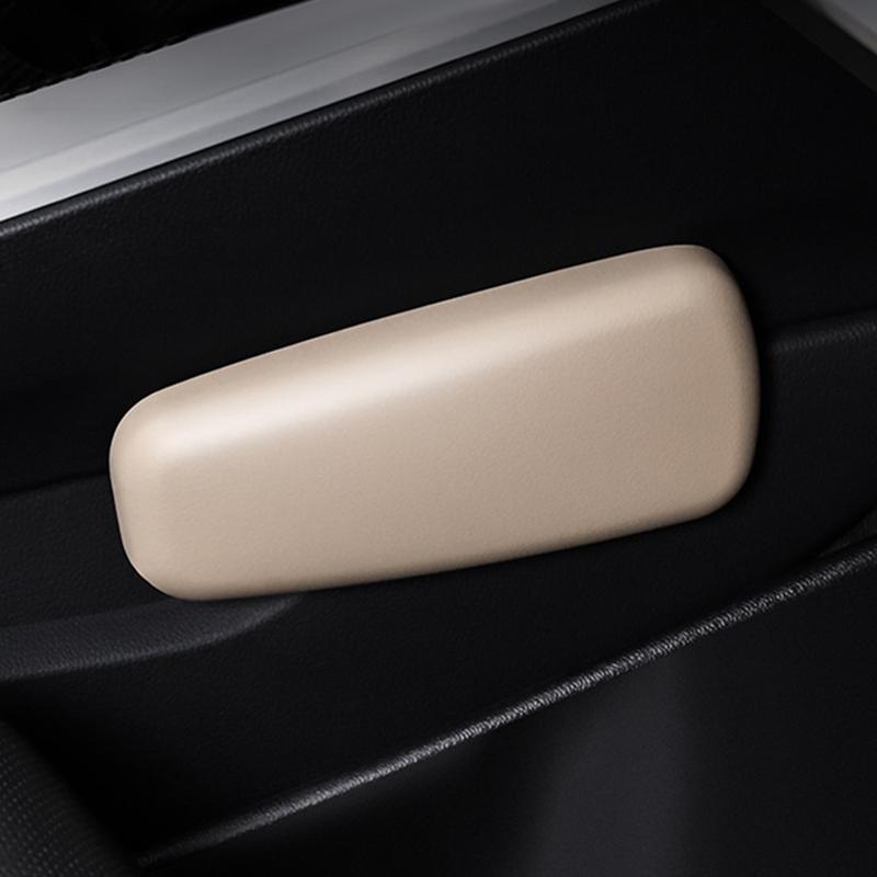 

Car Armrest Pad Soft PU Leather Car Knee Cushion Universal Car Door Armrest Pads Comfortable Car Arm Rest Elbow Pad бежевый