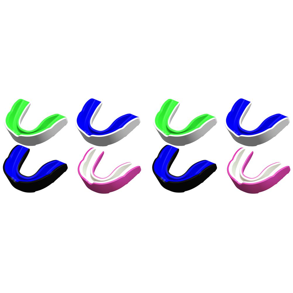 4-12Pcs Fighting Training Mouth Guard Boxing Gum Shield Adult Junior Mouthguard Football Wrestling Boxing Teeth Protection