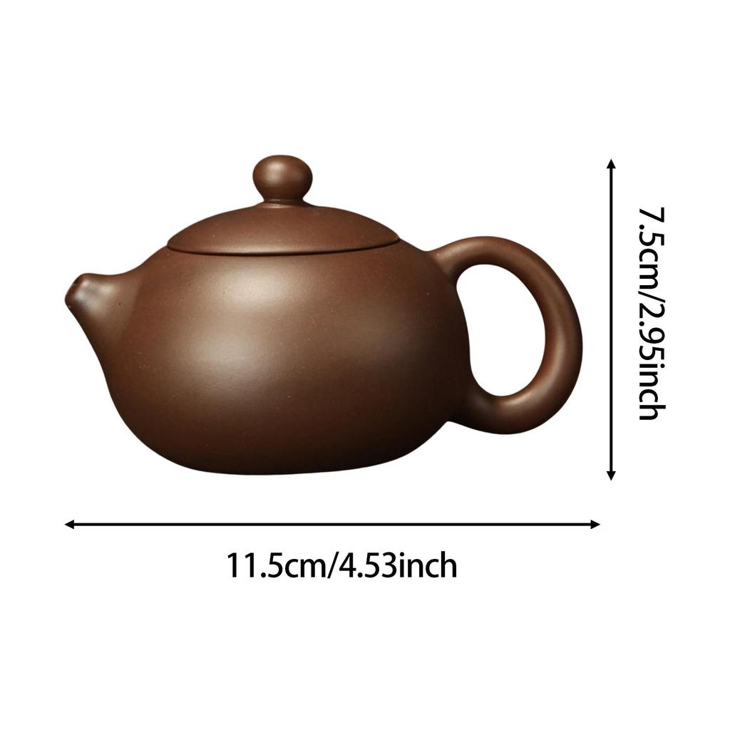 Zisha Teapot Traditional Crafted Tea Maker with Tea Infuser Clay Teapot Handmade Kettle Tea Pot Kung Fu Teaware Antique Teapot