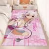 VIKAMA Adorable Anime Style Decorative Rug Suitable For Living Rooms Hallways And Games Rooms Home Decor