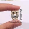 3/5/8pcs alloy owl enamel jewelry, creative animal bird pendant, suitable for DIY bracelets, necklaces, jewelry making, earrings