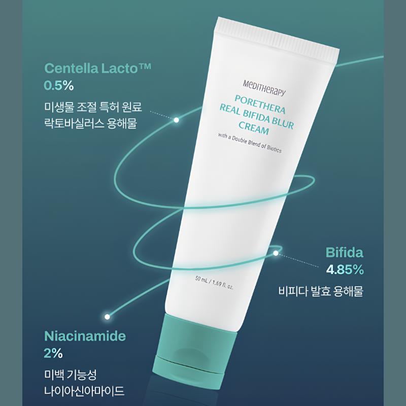[MEDITHERAPY] PORETHERA Real Bifida Blur Cream 50ml