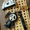 Halloween bag pendant, leather car keychain pendant, doll, high-end girl decoration