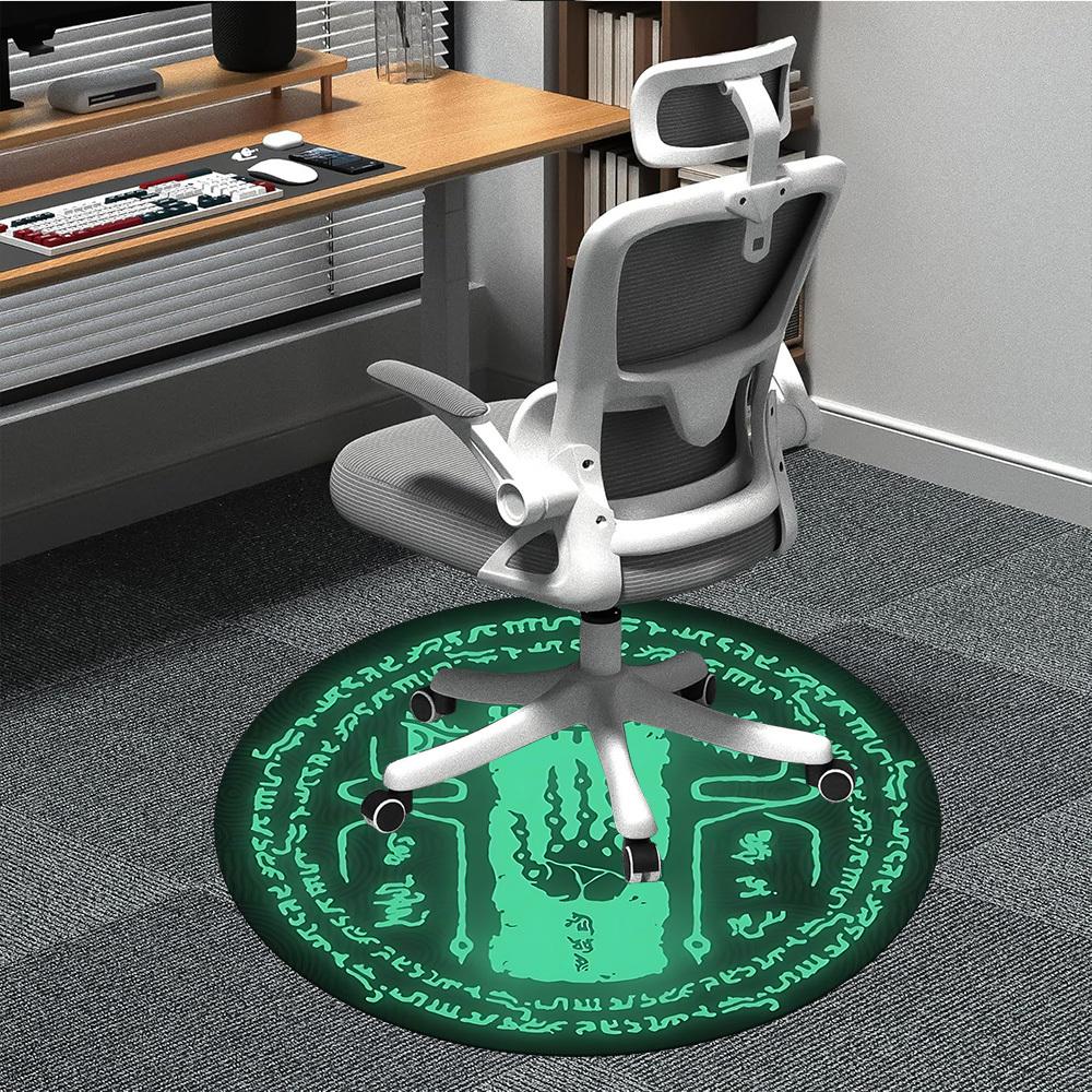 Legend of Zelda Office Round Area Rug, Indoor Mat Suitable For Office,Bedroom Living Room Home Decor, Room Deco A0908126