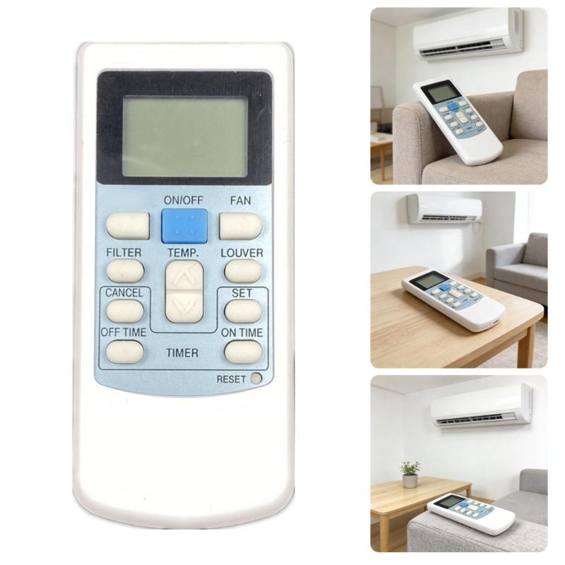 Remote Control for PC-LH3A PC-LH6 PC-LH6Q Air Conditioner Units with Energy Saving Mode Reducing Battery Consumption