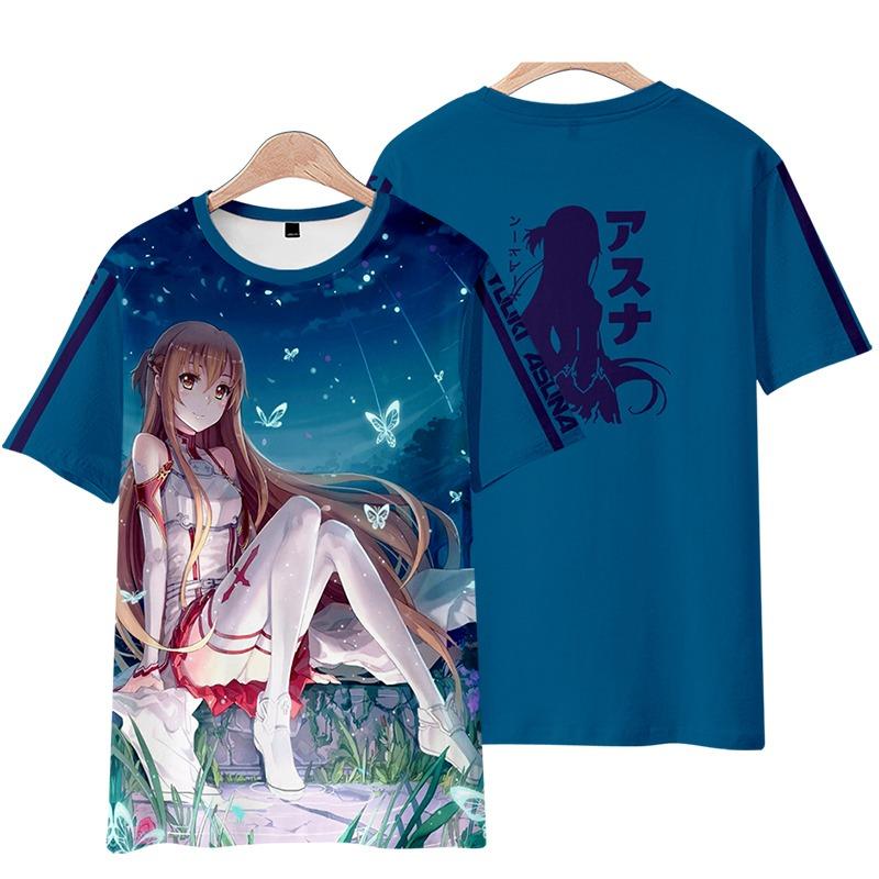Sword Art Online AnimeT-Shirts Men Women Tee Shirt Short SleeveT Shirt Plus Size Tops