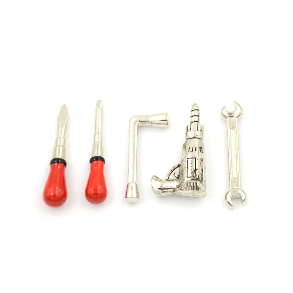 Mini Repair Tools Simulation Toolbox Model Toys for Doll House Decoration 1/12 Dollhouse Miniature Accessories