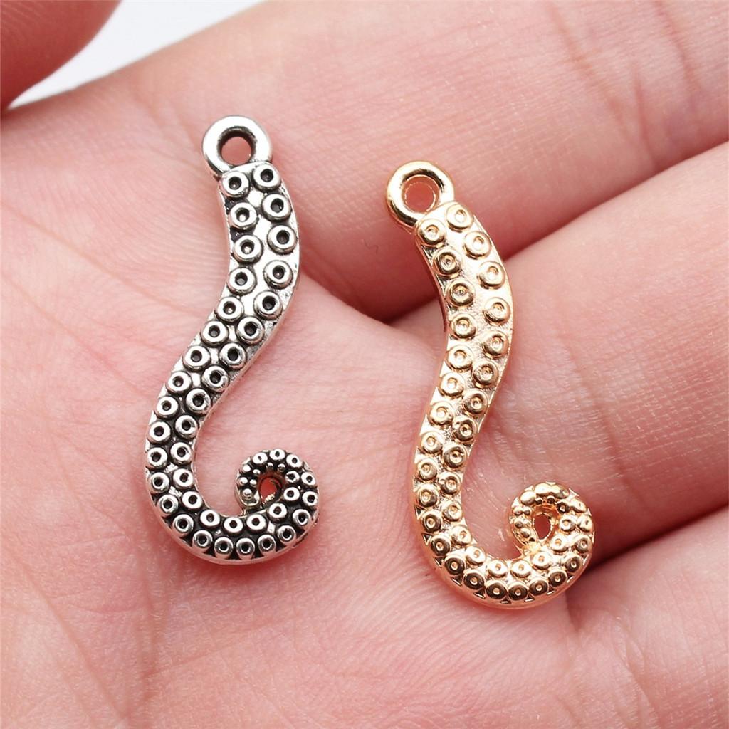 Octopus Seahorse Crab Shrimp Marine Life Charm Antique Bronze Zinc Alloy Jewelry Making Supplies Couple Style