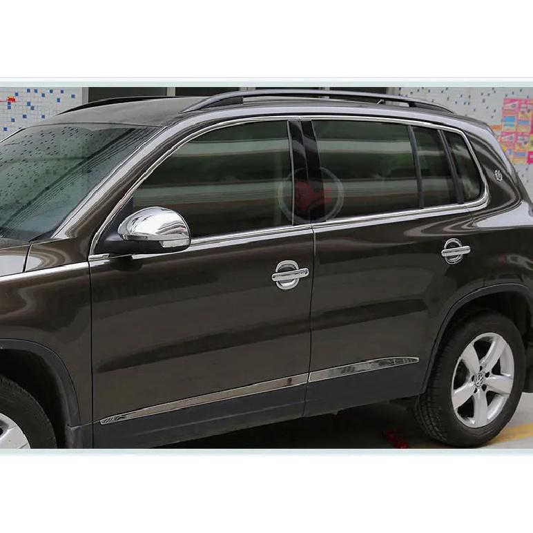 For VW Tiguan Chrome Door Handles Covers 2007-2016 Volkswagen Car Accessories Stickers Car Styling MK1 2009 2010 2012 2014 2015