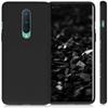 Etui Ochronne - E.F.CONNECTION - Oneplus 8 - Elastyczny Silikon Czarny - Odporny na Wstrząsy - Precyzyjne Wycięcia