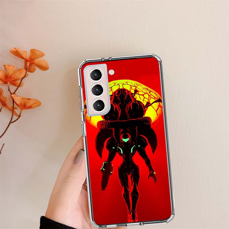 

Game M-METROID Clear Phone Cases for Samsung S26 Ultra Galaxy S25 Edge S24 S23 FE S21 Plus S20 S22 S10 Cover Patterned Compatibl Samsung S21 Ultra