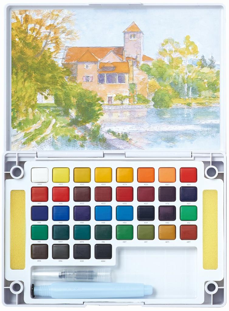 Sakura Crepas Paint Solid Watercolor Petit Color 36 Colors NCW-36H