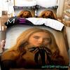 M3GAN Movie Bedding Set Single Twin Full Queen King Size Bed Set Aldult Bedroom Duvetcover Sets 3D Anime Bed Sheet Set