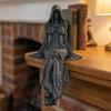 3D Printed Sitting Pose Lady Sculpture Handmade Female Tabletop Ornament  Bookshelf Decor