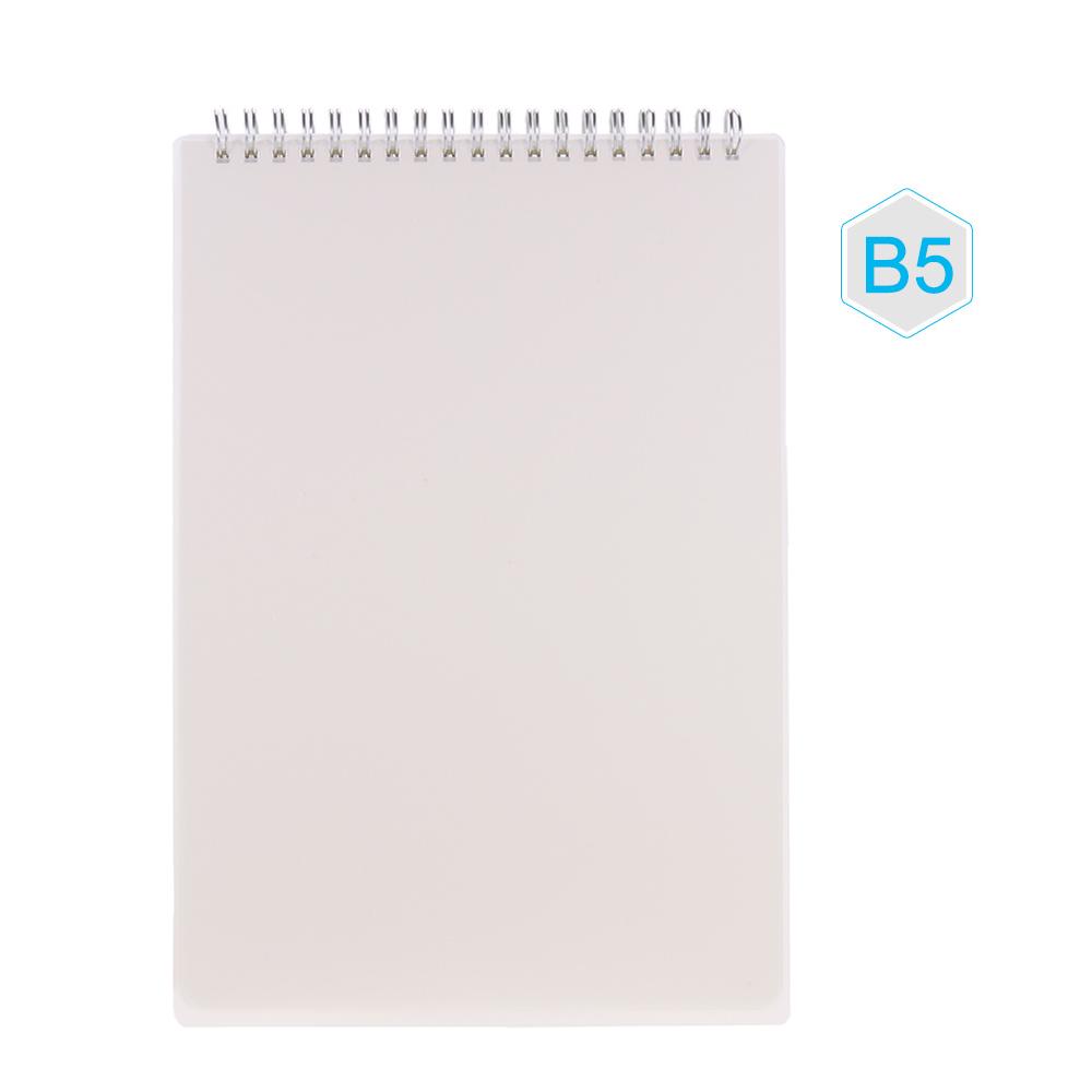 Heatoe 2 Pack B5 Grid Notebook Thickened Checkered Book With Transparent PP Cover 7x9.8 inch Heatoe 2 Pack B5 Grid Notebook Thickened Checkered Book With Transparent PP Cover 7x9.8 inch
