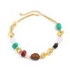 Collana Choker Ingemark Bohemien Colorata con Perle Finte in Resina e Perline per Donna Vintage Regolabile Collana per Clavicola Nuovi Gioielli