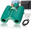 Sturdy Binoculars for Children - BRESSER JUNIOR - Ergonomic - 6x Magnification - Green