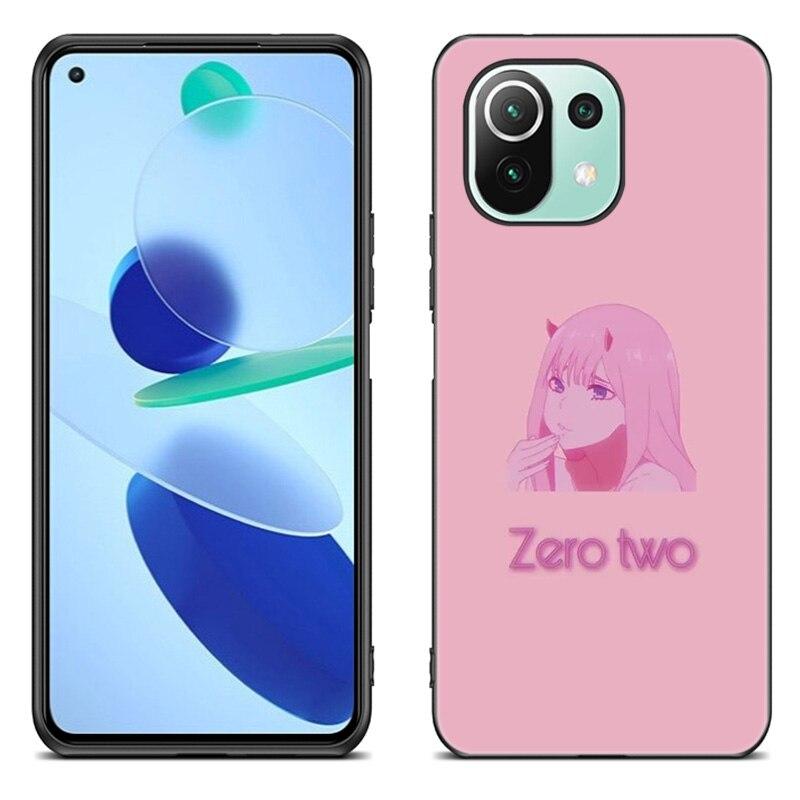 Zero Two Darling In the FranXX Anime Case For Xiaomi Mi 11 Lite NE 11i 10T 11T Pro A2 A3 Lite POCO F3 M3 M4 C31 X3 Pro NFC GT