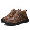 38-48 Mens Handmade Leather Boots Comfortable Ankle Boots for Men Casual Shoes Large Size Tooling Shoes