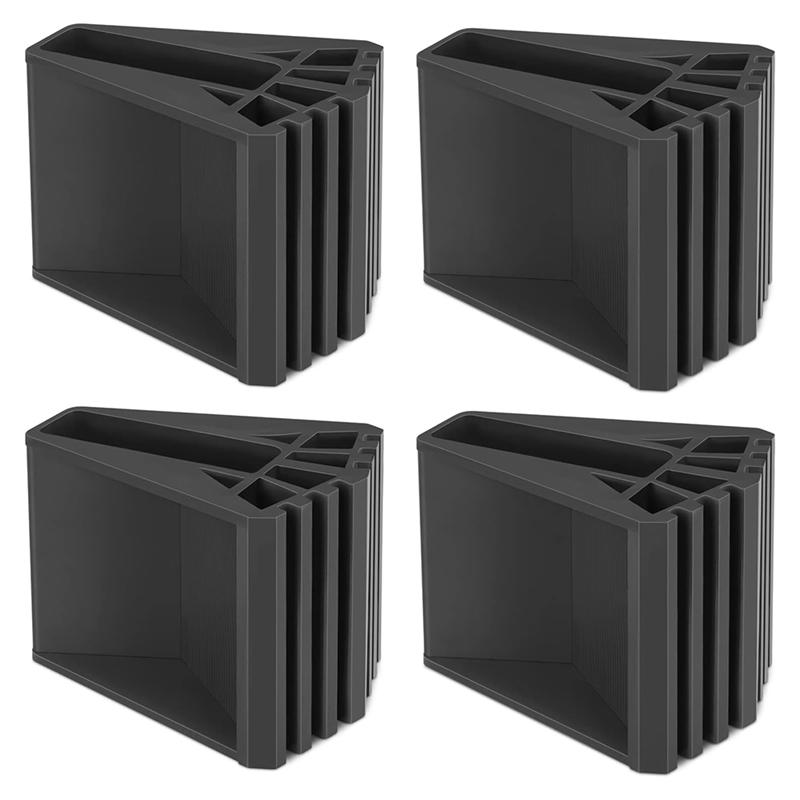 

Good-Ladder Feet Pack Of 4 Rubber Ladder Feet Non-Slip Ladder Foot Cover Stepladder Replacement Parts For Ladders Telescopic чорний