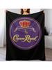 Manta Essential Logo Essencial Crown Royal Quente Peluda Cabelo Cama Manta da Moda
