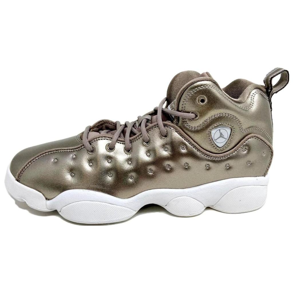 Air Jordan Jumpman Team 2 GS SE Sepia Stone Kids Sneakers Gold White-Noble-Red-Sepia-Stone AV5178-200