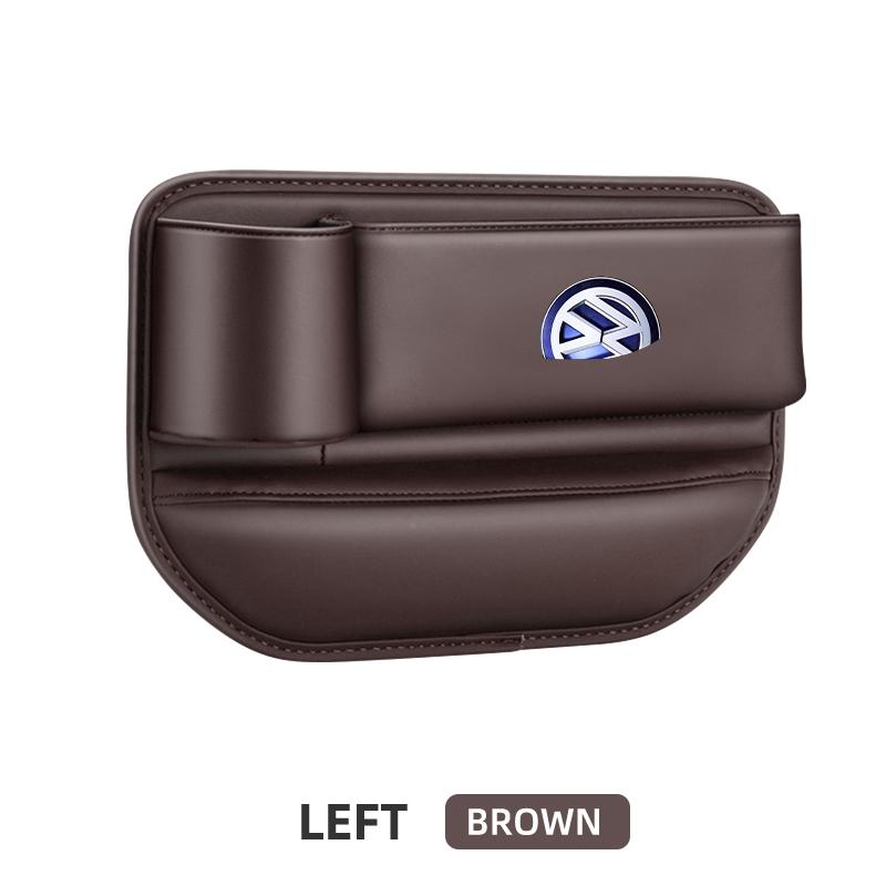 Car Seat Gap Storage Box Water Cup Holder Car Accessories For Volkswagen VW GTI Rline R Polo Golf MK8 Passat Magotan Tiguan