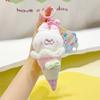Ice Animal Colorful Cream Plush Keychain Featuring Adorable Fox Rabbit Otter Cat And Bear