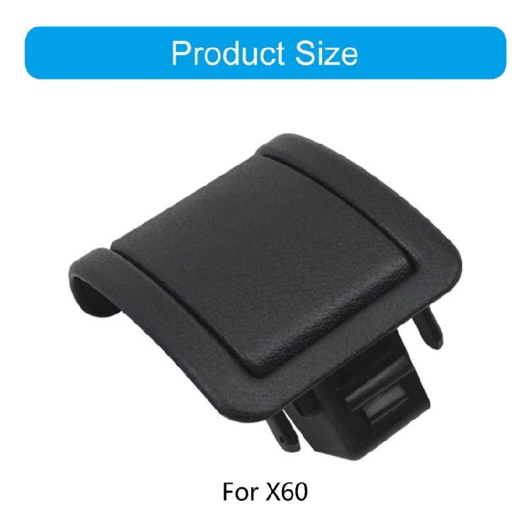 Rear Seat Buckle Hand Adjustment Switches Cover Automotive Accessories Easy Installation Rear Seat Hand Adjuster Covers