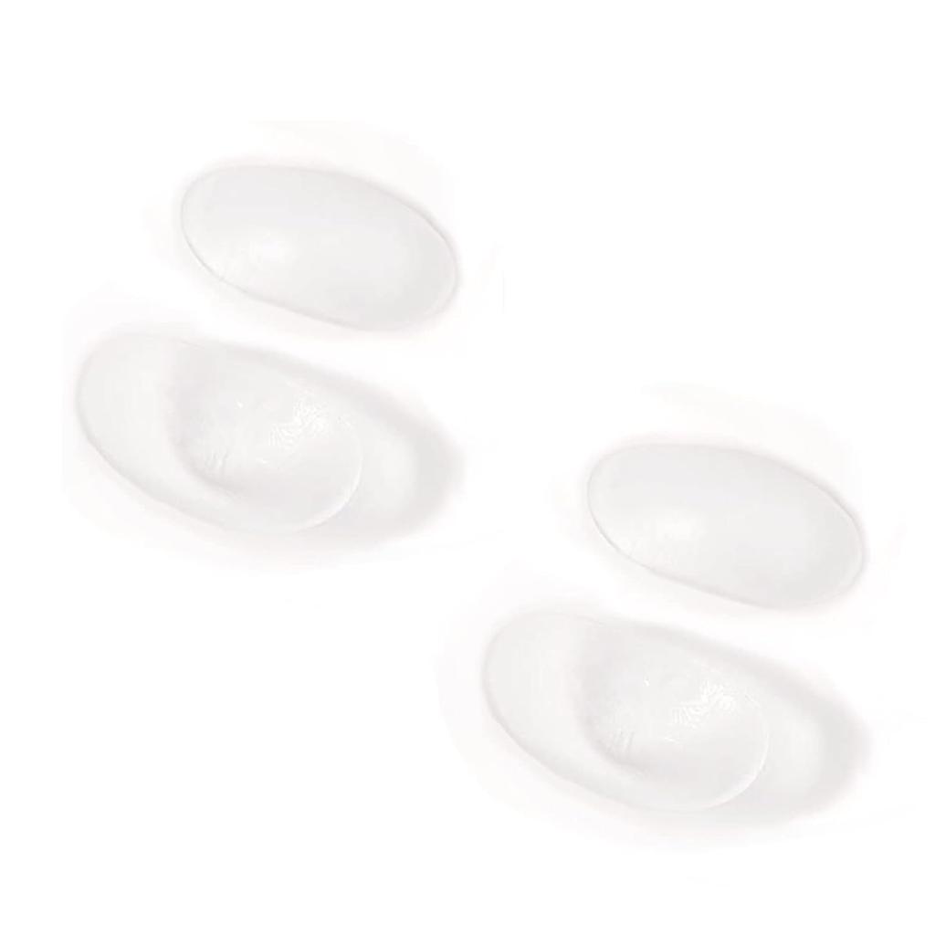 Beauty Player Shoulder Pads Silicone Power Nu Support Formal Suit Jacket Ceremonial Events Entrance Ceremony Graduation (Transparent 2 Pairs)