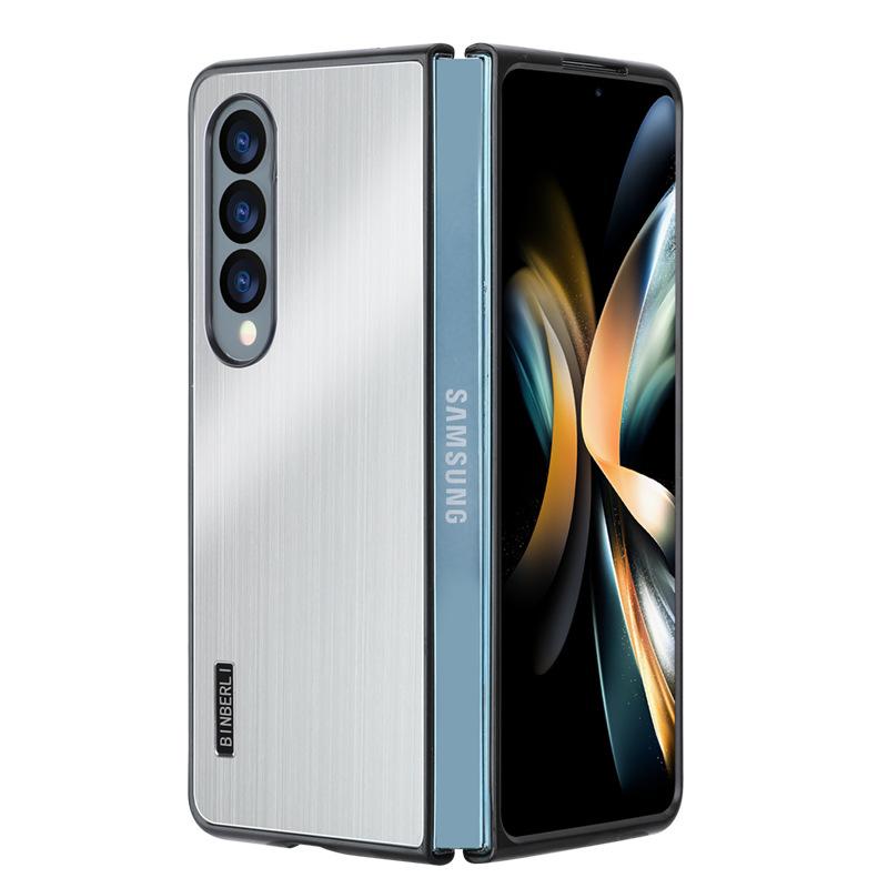 Odpowiedni dla Samsunga Galaxy Z Fold6 Etui na telefon składany Szczotkowany metal Flip6 Odporne na upadki Etui ochronne z TPU