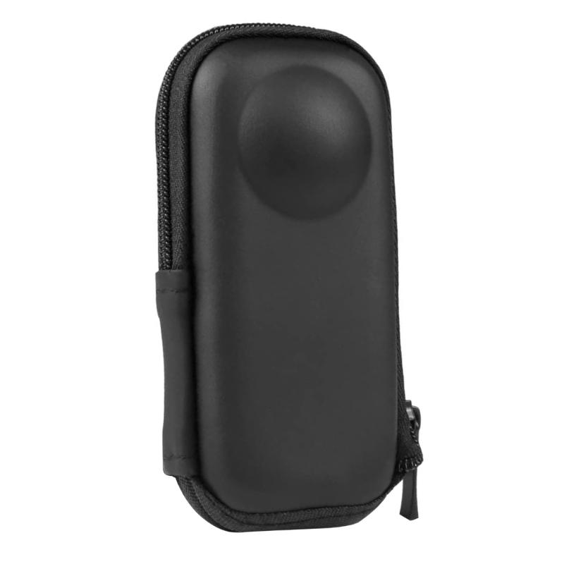 Durable Travel Case for Action Camera Hard Carrying Case Compact Storage Case Lightweight PU Bag for 360 One X2 / X3
