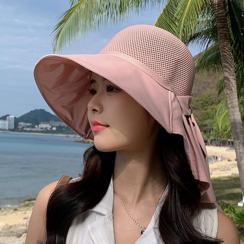 Fashion Sun Shield Hat For Women With Wide Brim And Sunblock Function For Outdoor Activities