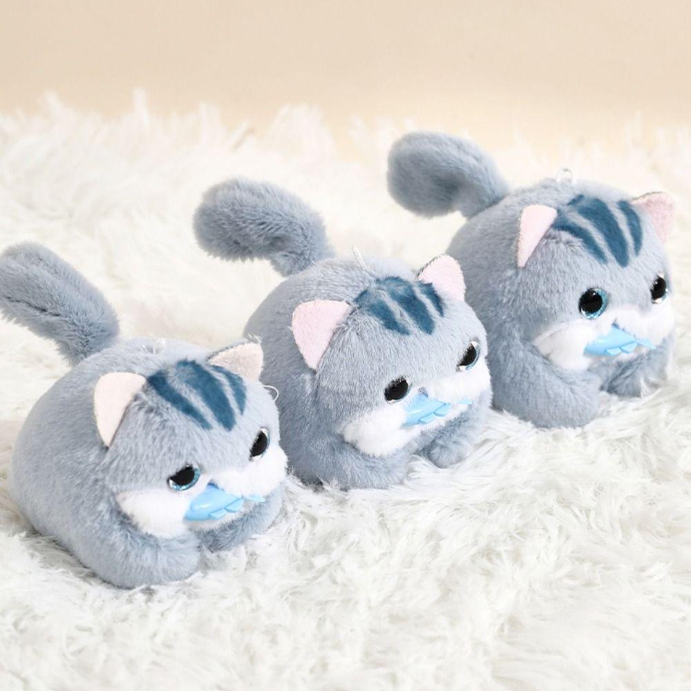Cartoon Cat Plush Cat Pendant Plush Toy Cat Plush Keyring  Animal Plush Toys