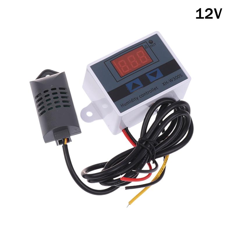 

Цифровой контроллер влажности Xh-W3005 12 В 24 В 220 В Гигростат Гигрометр Переключатель контроля влажности Регулятор + Датчик влажности A2