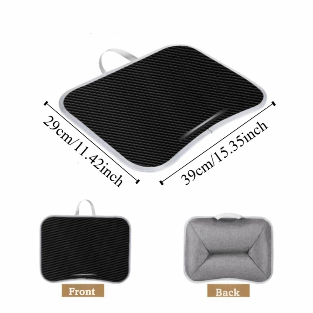 Coussin d'oreiller doux Bureau d'ordinateur portable sur les genoux Plateau rembourré ergonomique Plateau d'écriture rembourré Conception portable Pavé de souris rigide