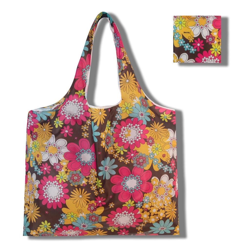Eco-Friendly Large Capacity Foldable Tote Bag - Creative, Portable, Printed, and In Stock