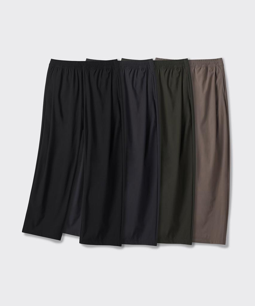 Musinsa Standard Cooling Deep Tuck Wide Elastic Pants 2-Pack