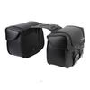Motorcycle Saddlebags 30L Capacity PU Leather Waterproofing Side Luggage Bags Universal Fit for Motorcycles
