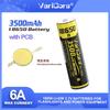 VariCore VC-1835 3500mAh 18650 3.7V Lithium Rechargeable Battery with PCB Protection Board for Flashlight Batteries