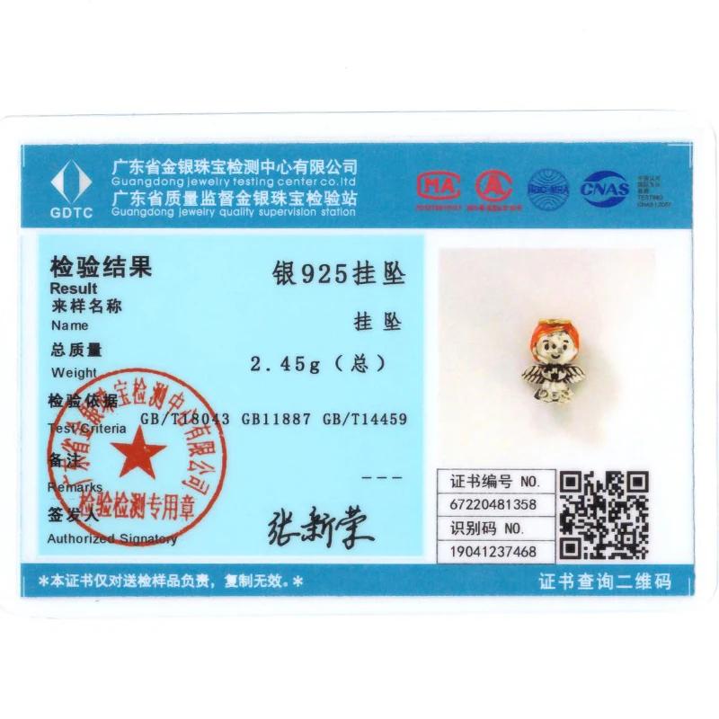 Original Charmscopper Creative And Cute Angel Baby Beads Fit Charms Platabracelets For Women Jewelry Making Fine Gifts