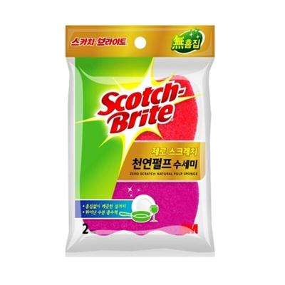 Scotch-Brite Zero Scratch Natural Pulp Scrubber (1 Pack) [00197840]
