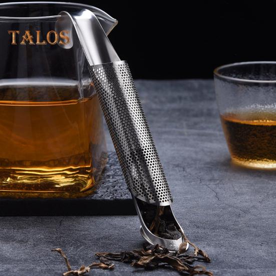 Teefilter, Lebensmittelqualität, tragbar, praktisch, rohrförmiges Teesieb, Tee-Werkzeug, Küchenbedarf